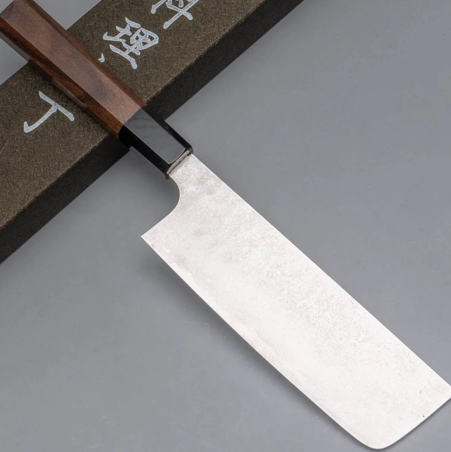 Hatsukokoro Ginyo Ginsan Damast Tsuchime Nakiri