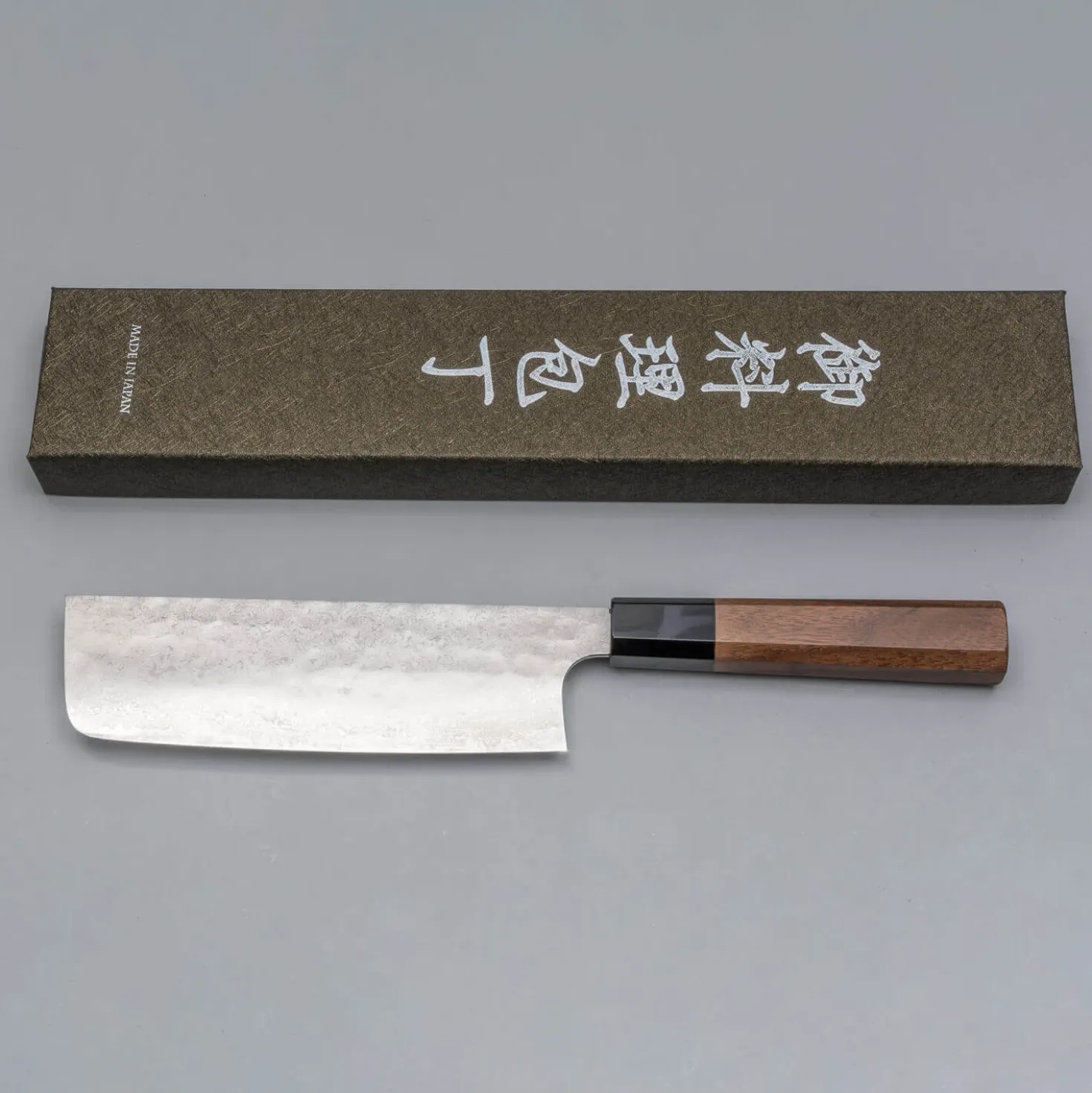 Hatsukokoro Ginyo Ginsan Damast Tsuchime Nakiri