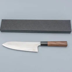 Hatsukokoro Ginyo Ginsan Damast Santoku 18 cm