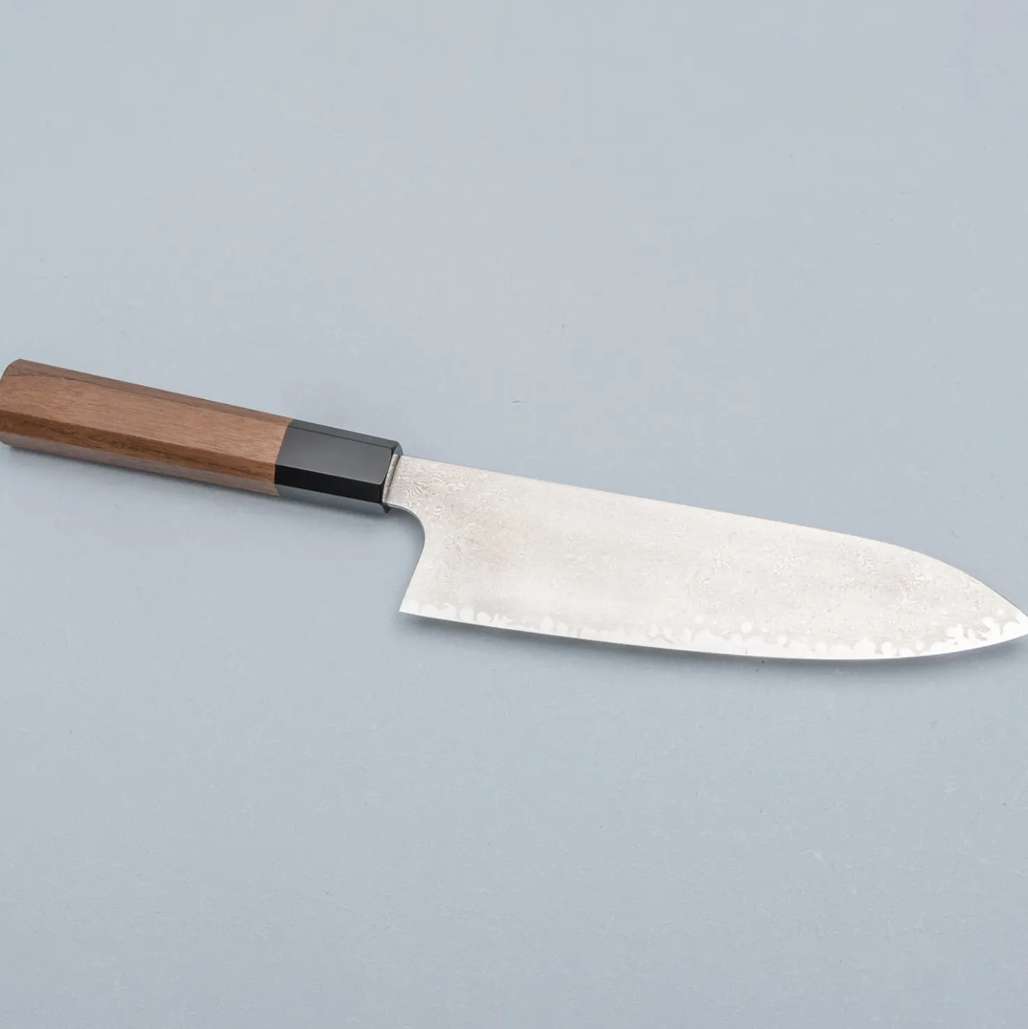Hatsukokoro Ginyo Ginsan Damast Santoku 18 cm