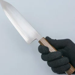 Hatsukokoro Hayabusa Ginsan Bubinga Santoku 17 cm