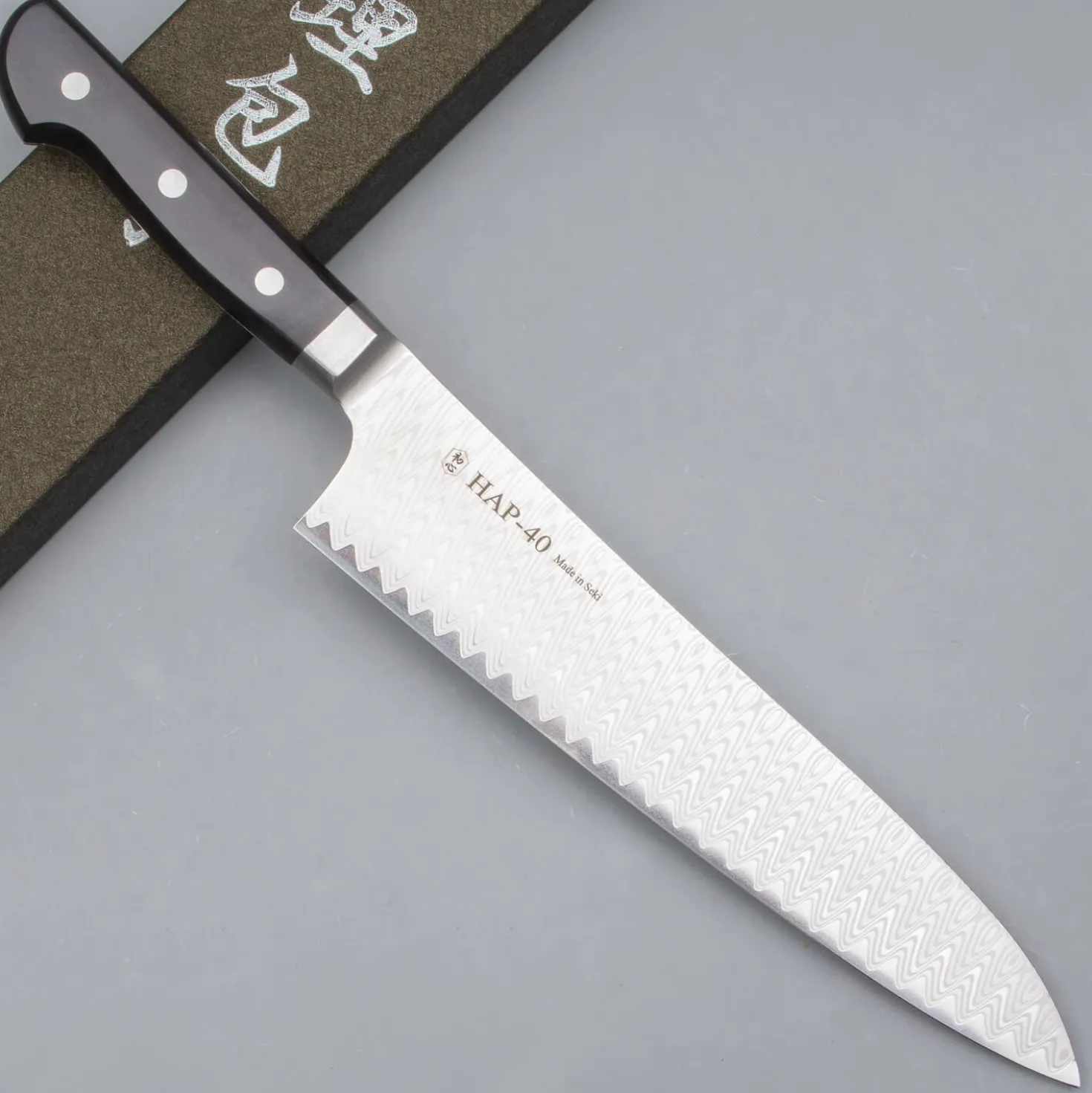 Hatsukokoro Hayabusa Hap40 Damast Gyuto 24 cm