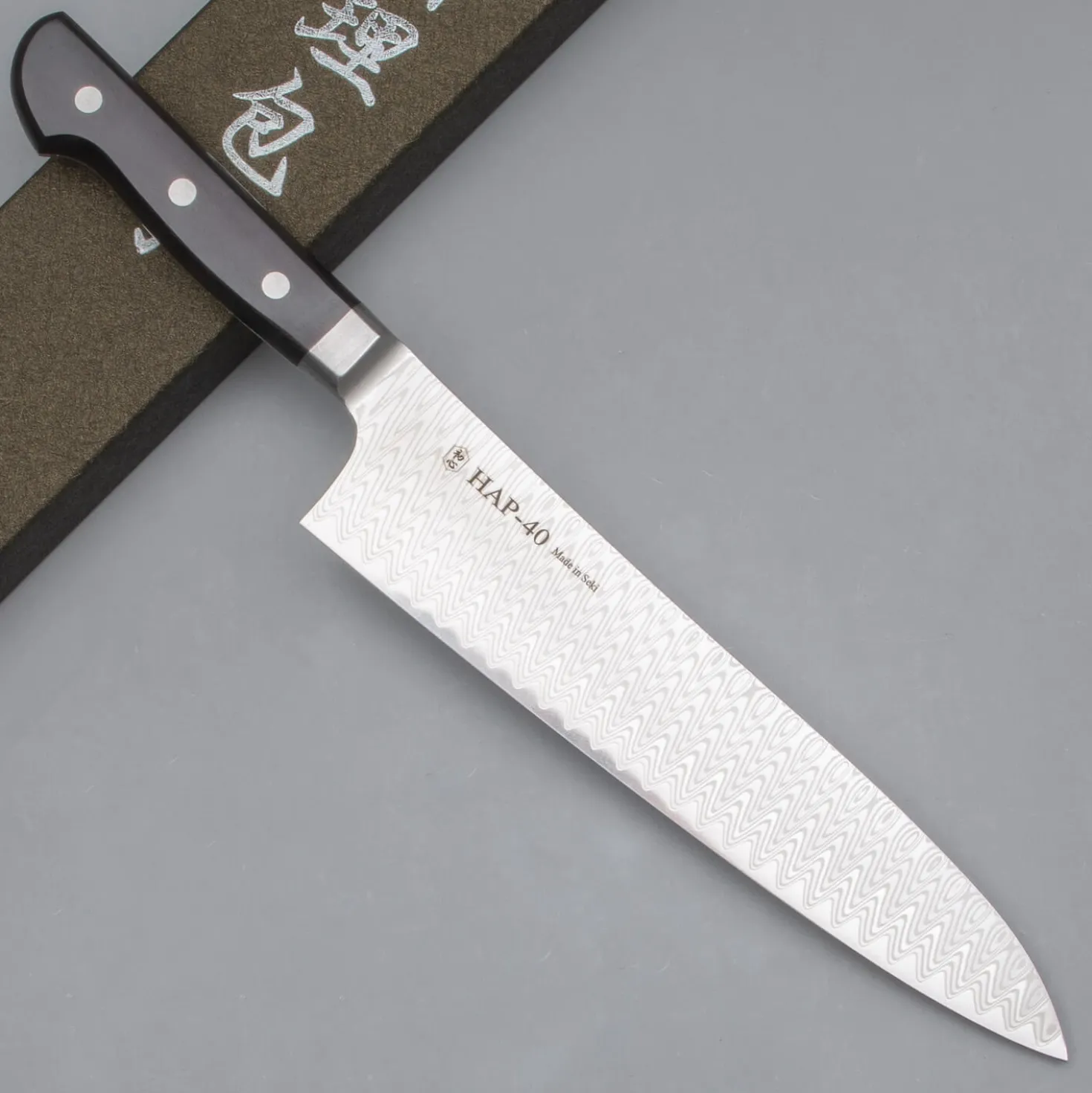 Hatsukokoro Hayabusa Hap40 Damast Gyuto 24 cm