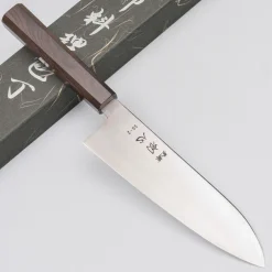 Hatsukokoro Hayabusa SG2 Ebony Santoku 18 cm