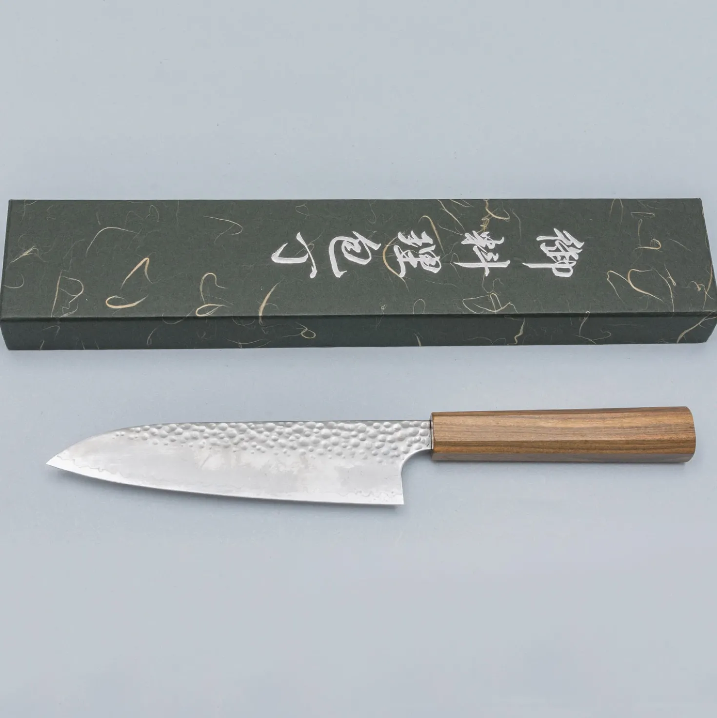 Hatsukokoro Hayabusa VG10 Tsuchime Santoku 18 cm