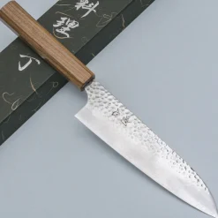 Hatsukokoro Hayabusa VG10 Tsuchime Santoku 18 cm