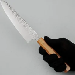 Hatsukokoro Hayabusa VG10 Tsuchime Olive Gyuto 21 cm
