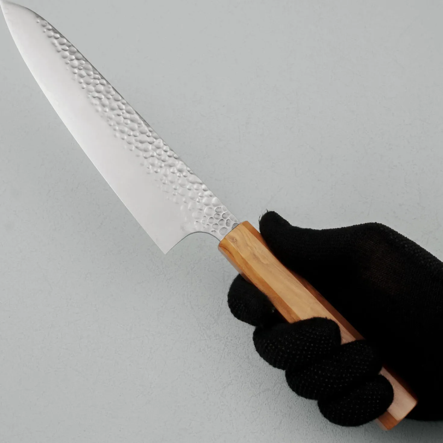 Hatsukokoro Hayabusa VG10 Tsuchime Olive Gyuto 21 cm
