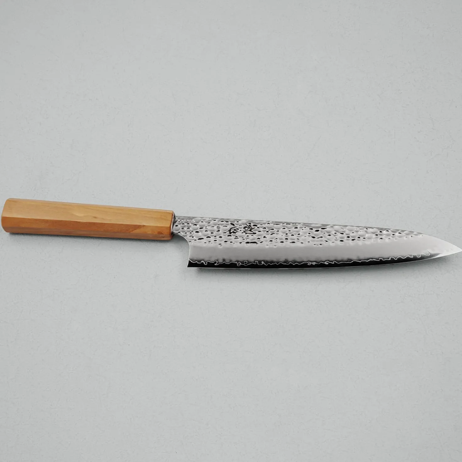 Hatsukokoro Hayabusa VG10 Tsuchime Olive Gyuto 21 cm