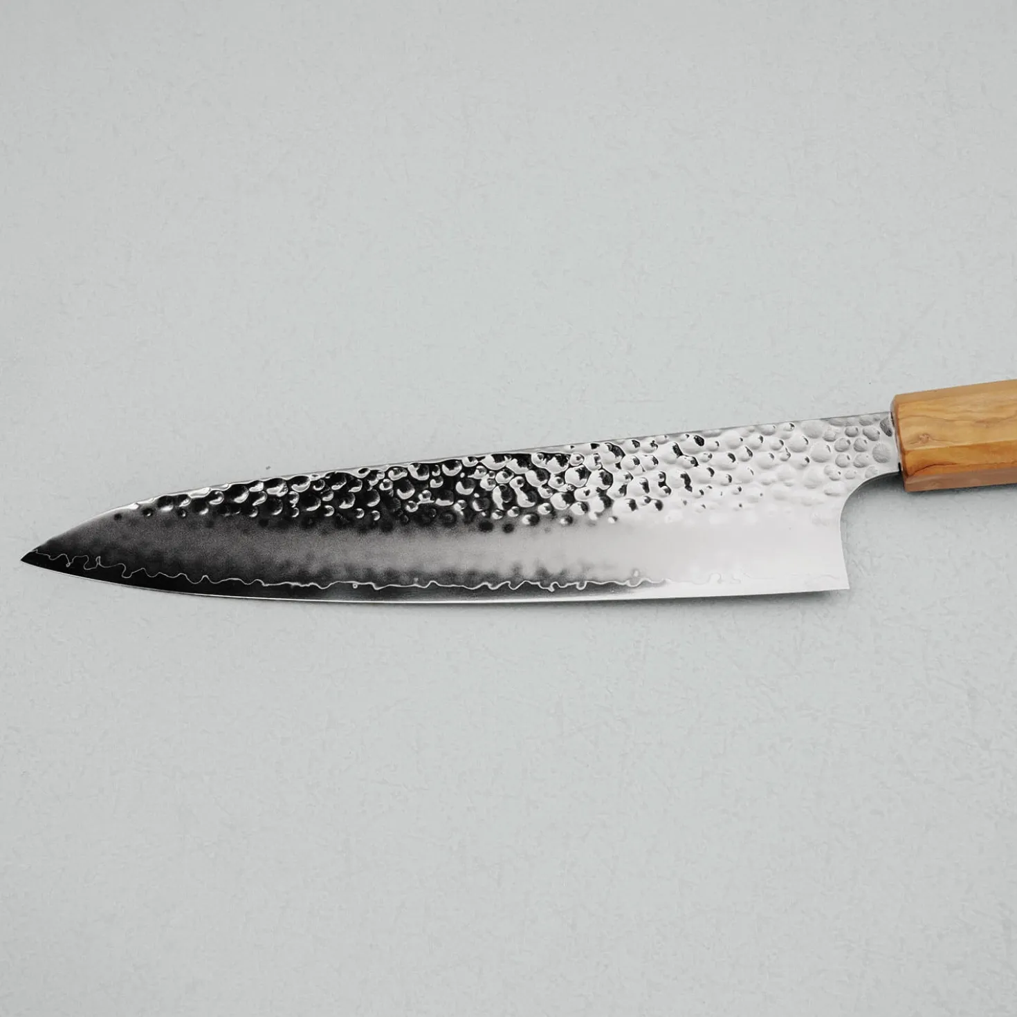 Hatsukokoro Hayabusa VG10 Tsuchime Olive Gyuto 21 cm