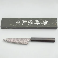Hatsukokoro Hikari SLD Damast Ebony Petty 13 cm