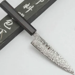 Hatsukokoro Hikari SLD Damast Ebony Petty 13 cm