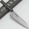 Hatsukokoro Hikari SLD Damast Ebony Santoku 17cm