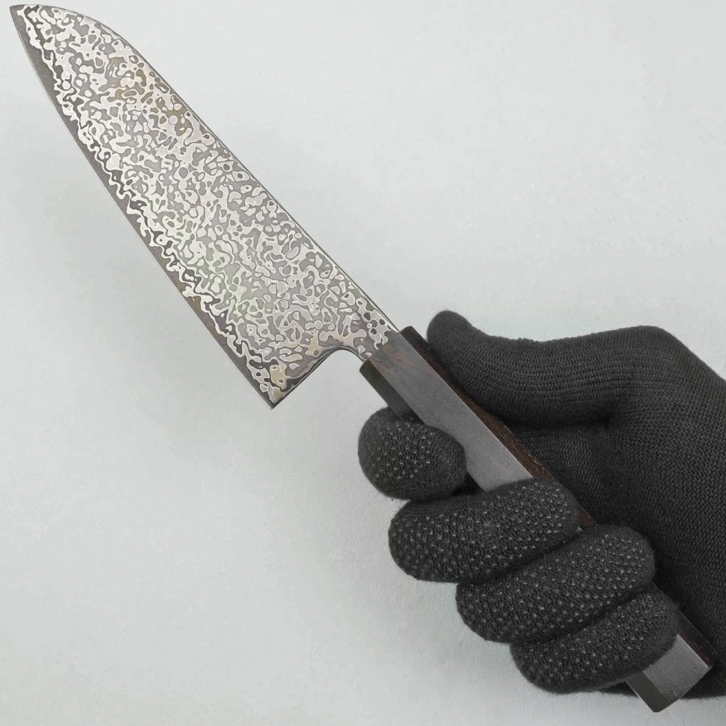 Hatsukokoro Hikari SLD Damast Ebony Santoku 17cm