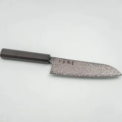 Hatsukokoro Hikari SLD Damast Ebony Santoku 17cm