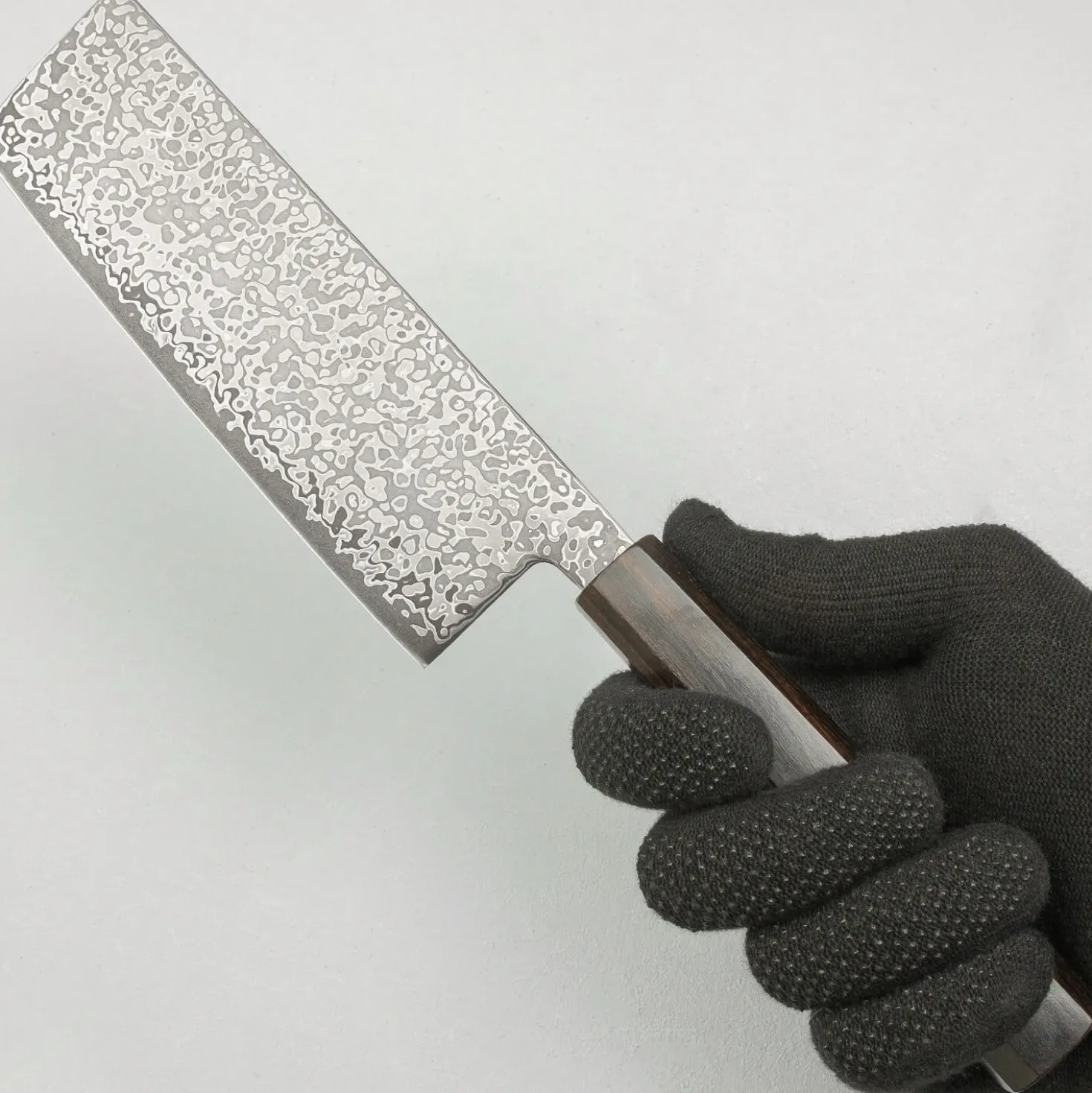 Hatsukokoro Hikari SLD Damast Ebony Nakiri 16 cm