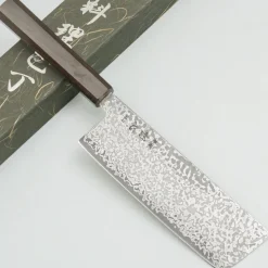 Hatsukokoro Hikari SLD Damast Ebony Nakiri 16 cm