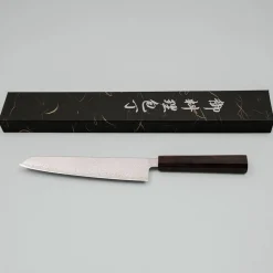 Hatsukokoro Hikari SLD Damast Ebony Kiritsuke 20 cm
