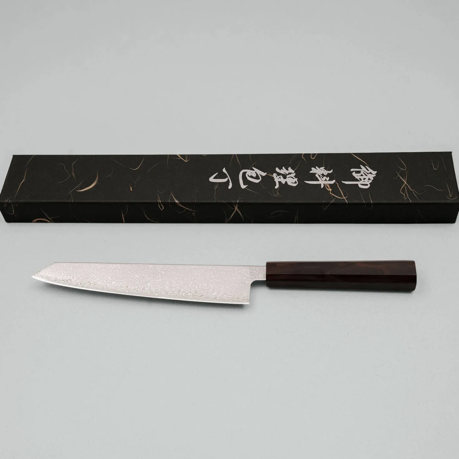 Hatsukokoro Hikari SLD Damast Ebony Kiritsuke 20 cm