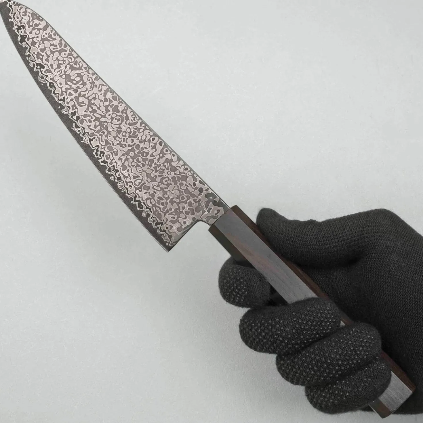 Hatsukokoro Hikari SLD Damast Ebony Gyuto 19.5 cm