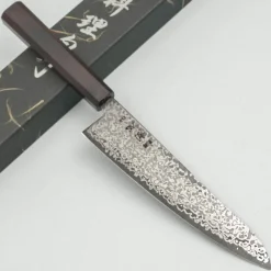 Hatsukokoro Hikari SLD Damast Ebony Gyuto 19.5 cm