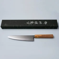 Hatsukokoro Hikari SLD Olive Gyuto 19.5 cm