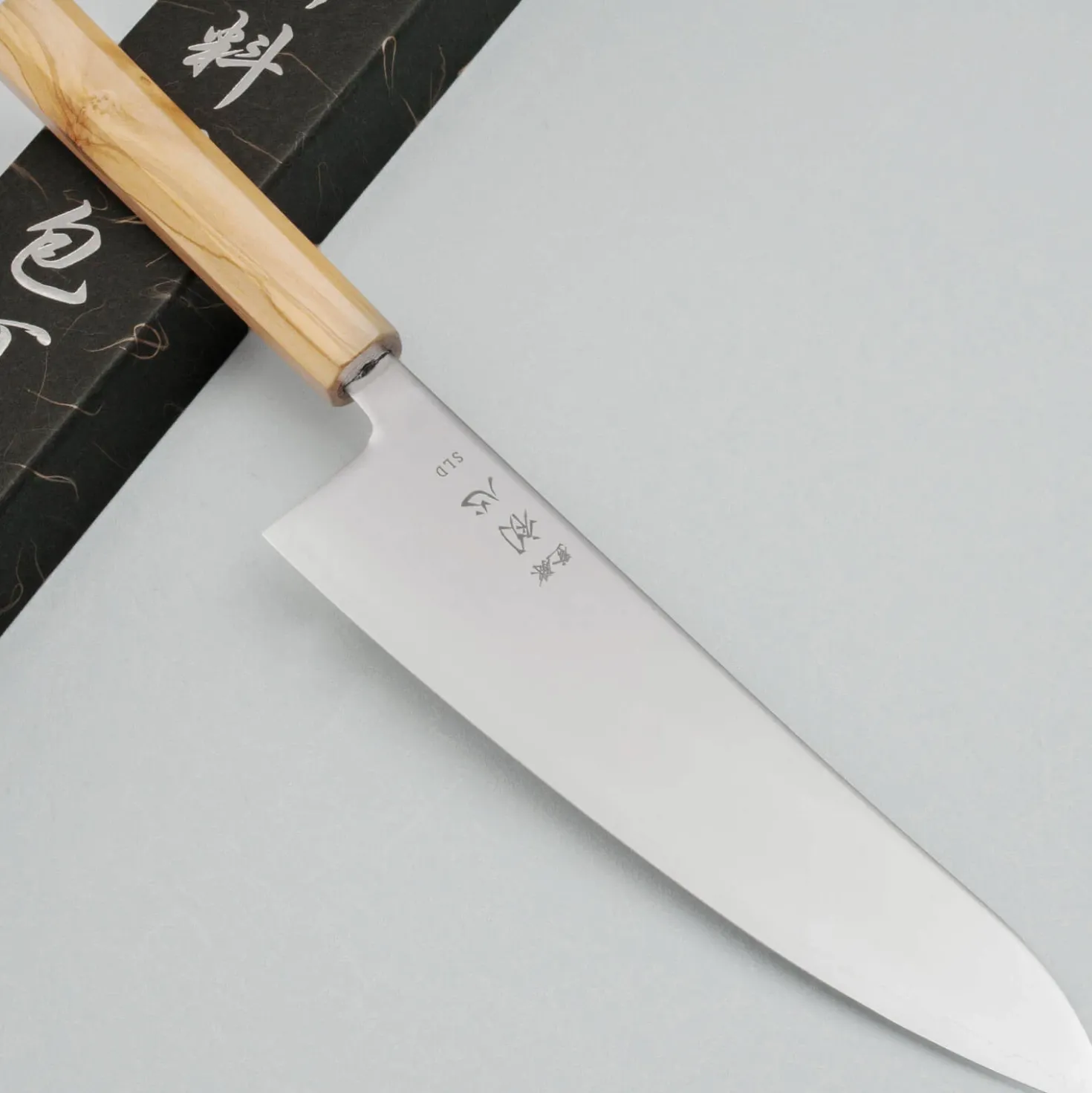 Hatsukokoro Hikari SLD Olive Gyuto 21 cm