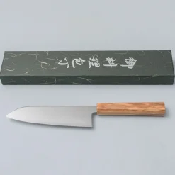 Hatsukokoro Hikari SLD Olive Santoku 17 cm