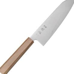 Hatsukokoro Hikari SLD Olive Santoku 17 cm
