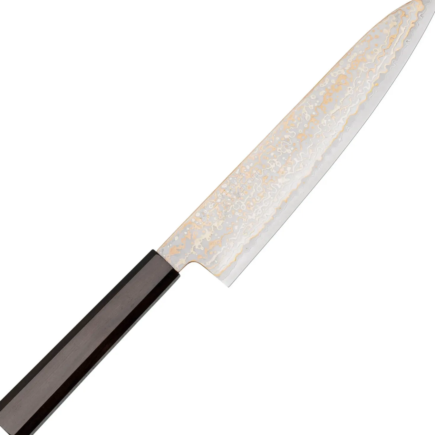 Hatsukokoro Hinotori V-Toku 2 Rainbow Damast Gyuto 21 cm
