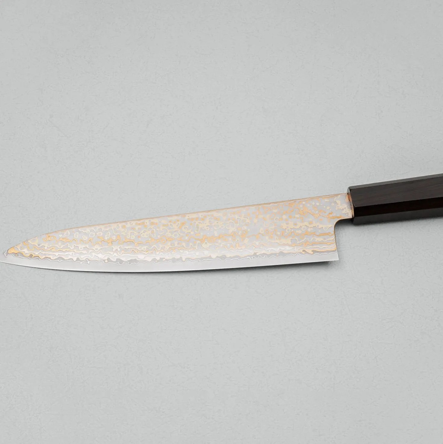Hatsukokoro Hinotori V-Toku 2 Rainbow Damast Gyuto 21 cm