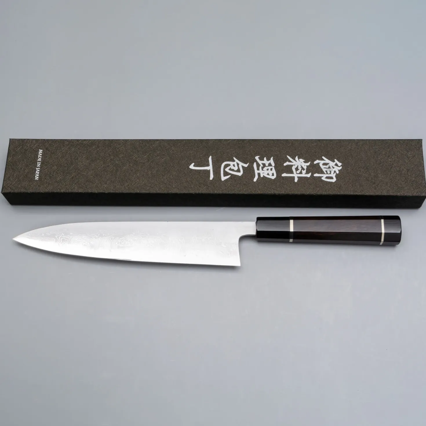 Hatsukokoro Hyomon Shiro #2 Hand Laminated Gyuto 21 cm