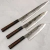 Hatsukokoro Inazuma Aogami Damascus Super Gyuto 24 cm