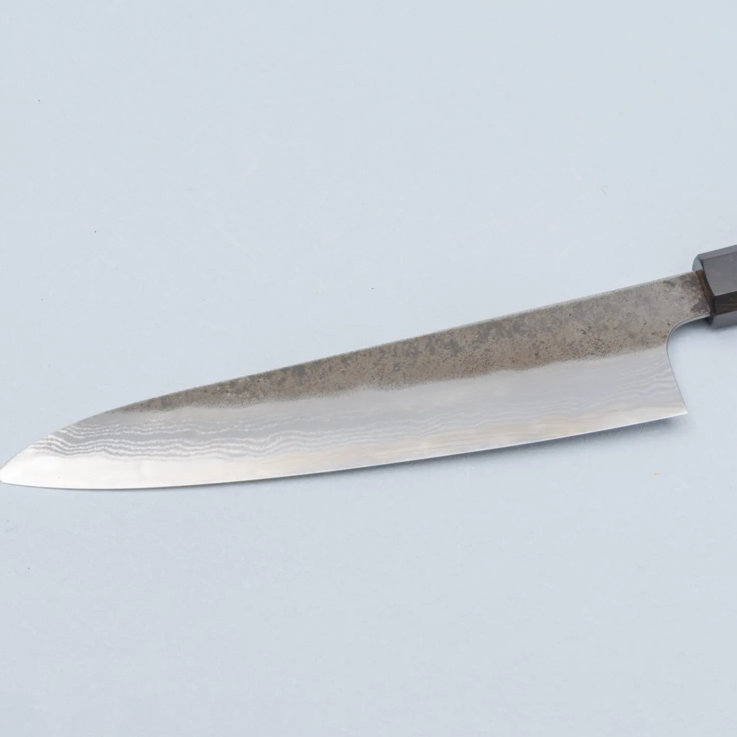 Hatsukokoro Inazuma Aogami Damascus Super Gyuto 21 cm