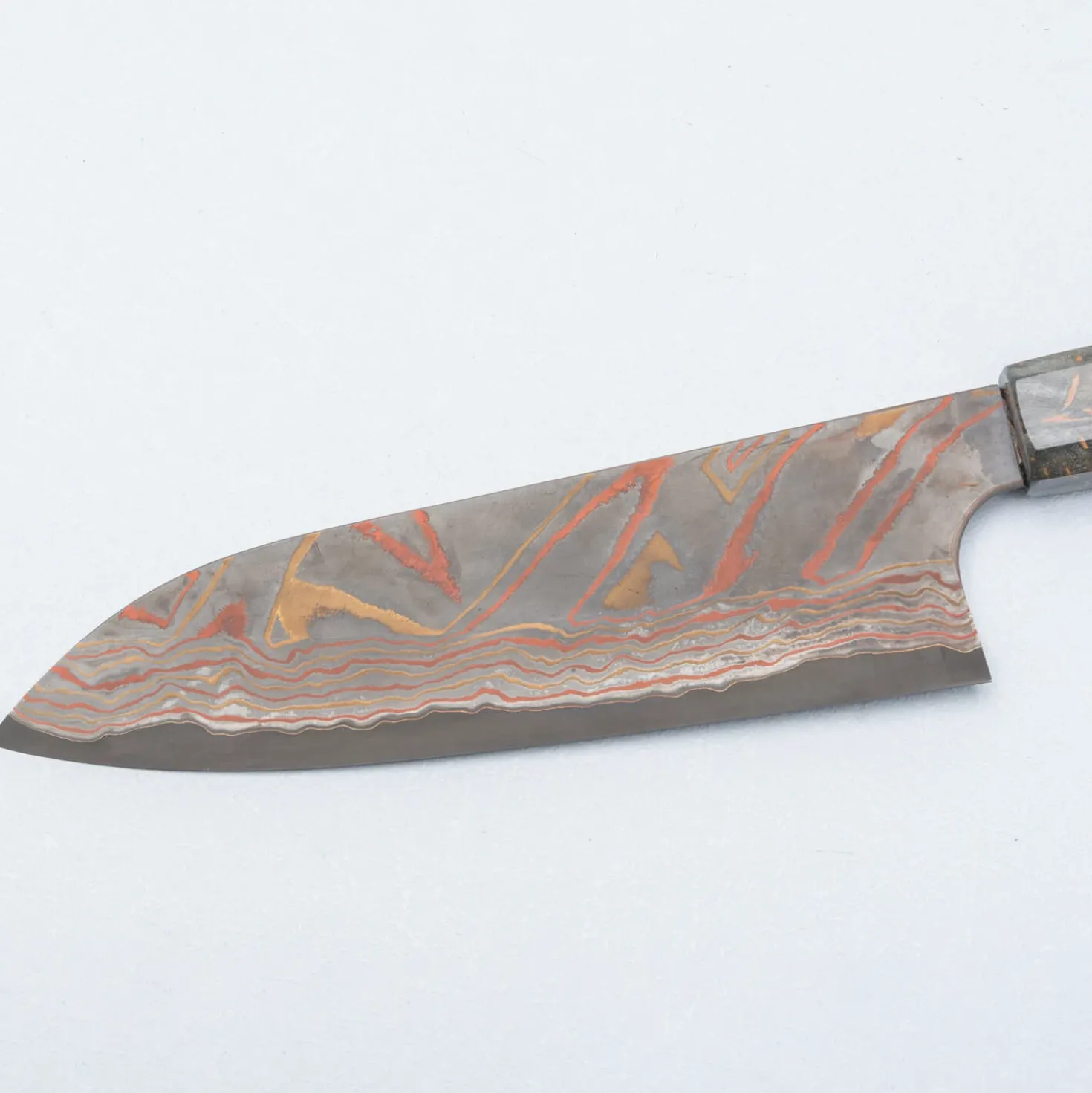 Hatsukokoro Irodori Aogami 2 Rainbow Santoku 18 cm