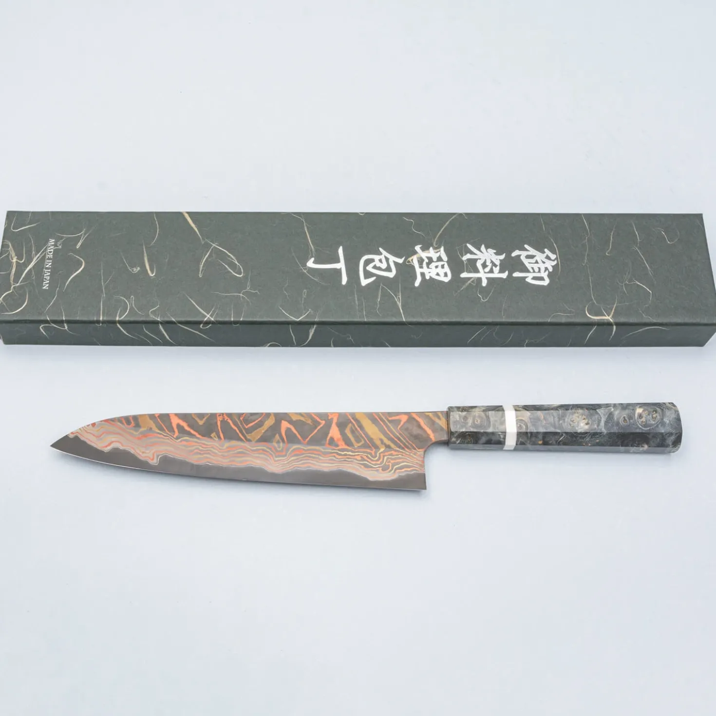 Hatsukokoro Irodori Aogami 2 Rainbow Gyuto 24 cm