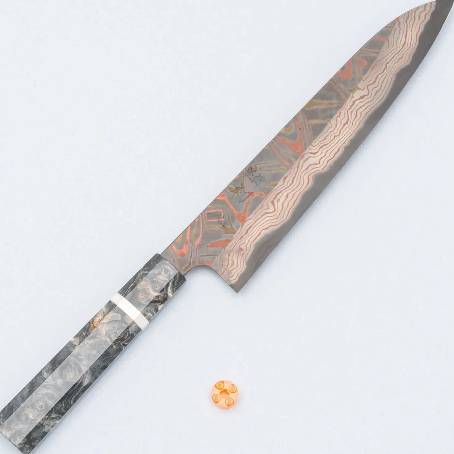 Hatsukokoro Irodori Aogami 2 Rainbow Gyuto 24 cm