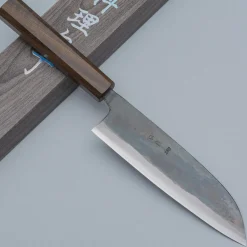 Hatsukokoro Kokugei Aogami Santoku 17 cm