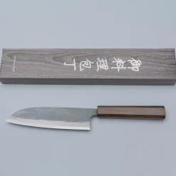 Hatsukokoro Kokugei Aogami Santoku 17 cm