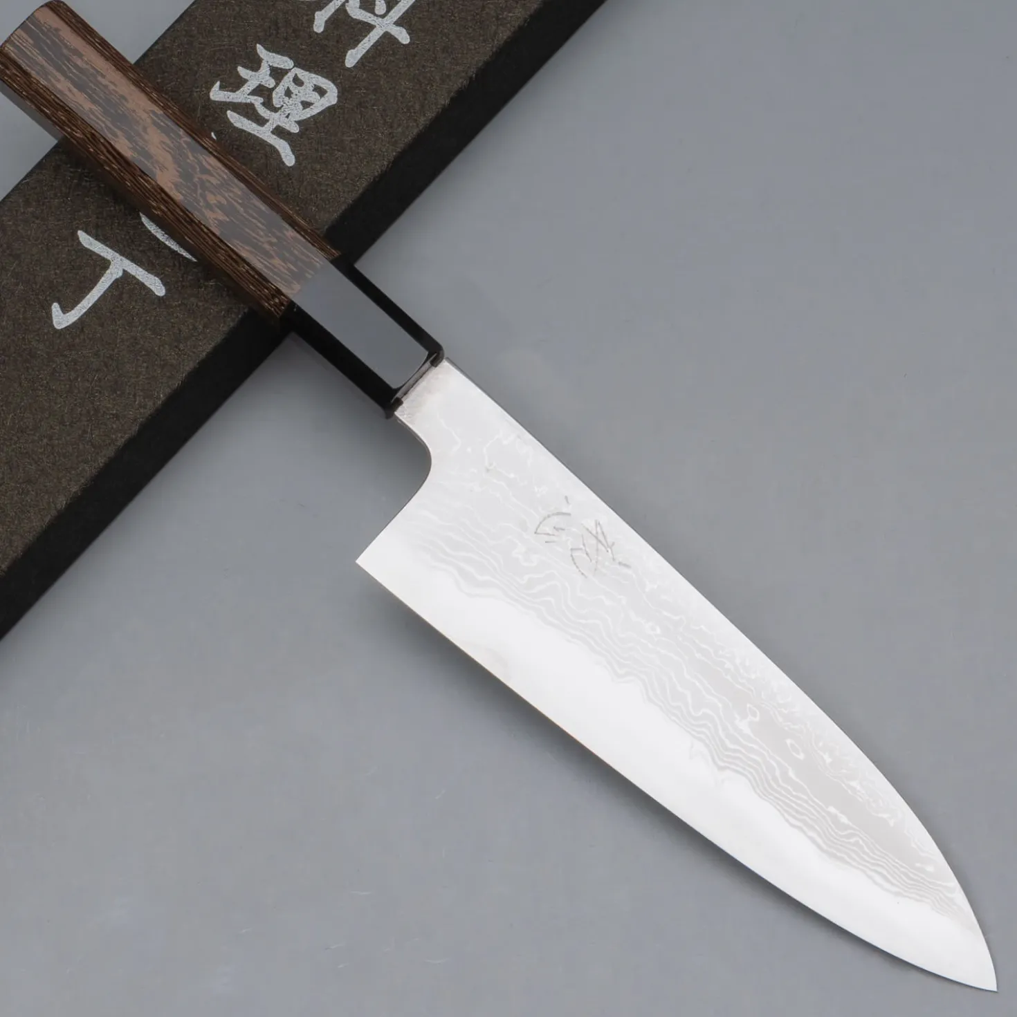 Hatsukokoro Komorebi Aogami 1 Damast Santoku