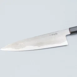 Hatsukokoro Komorebi Aogami 1 Damast Ebony Gyuto 21 cm