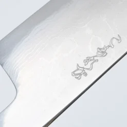Hatsukokoro Komorebi Aogami 1 Damast Ebony Gyuto 21 cm