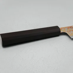 Hatsukokoro Kujaku V-Toku 2 Rainbow Damast Gyuto 21 cm