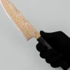 Hatsukokoro Kujaku V-Toku 2 Rainbow Damast Santoku
