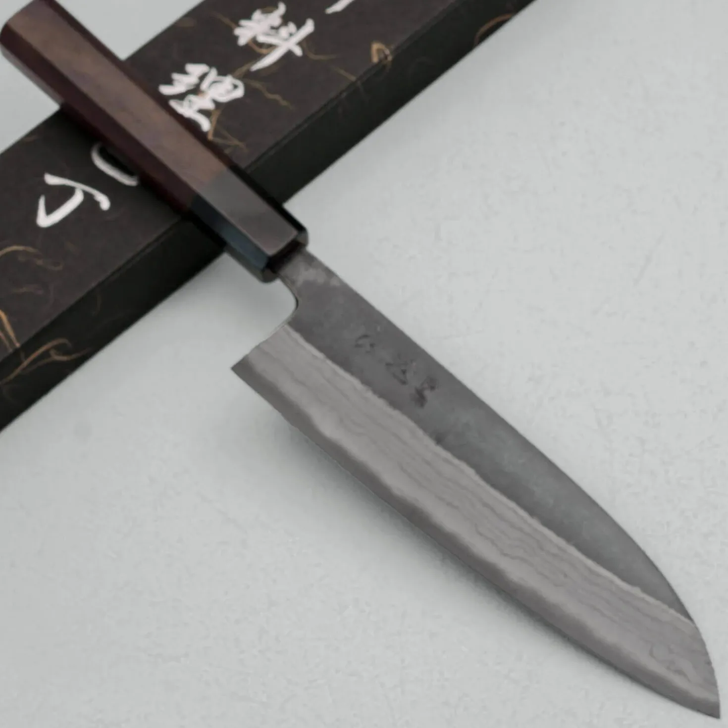 Hatsukokoro Kumokage Aogami #2 Damast Santoku 18 cm
