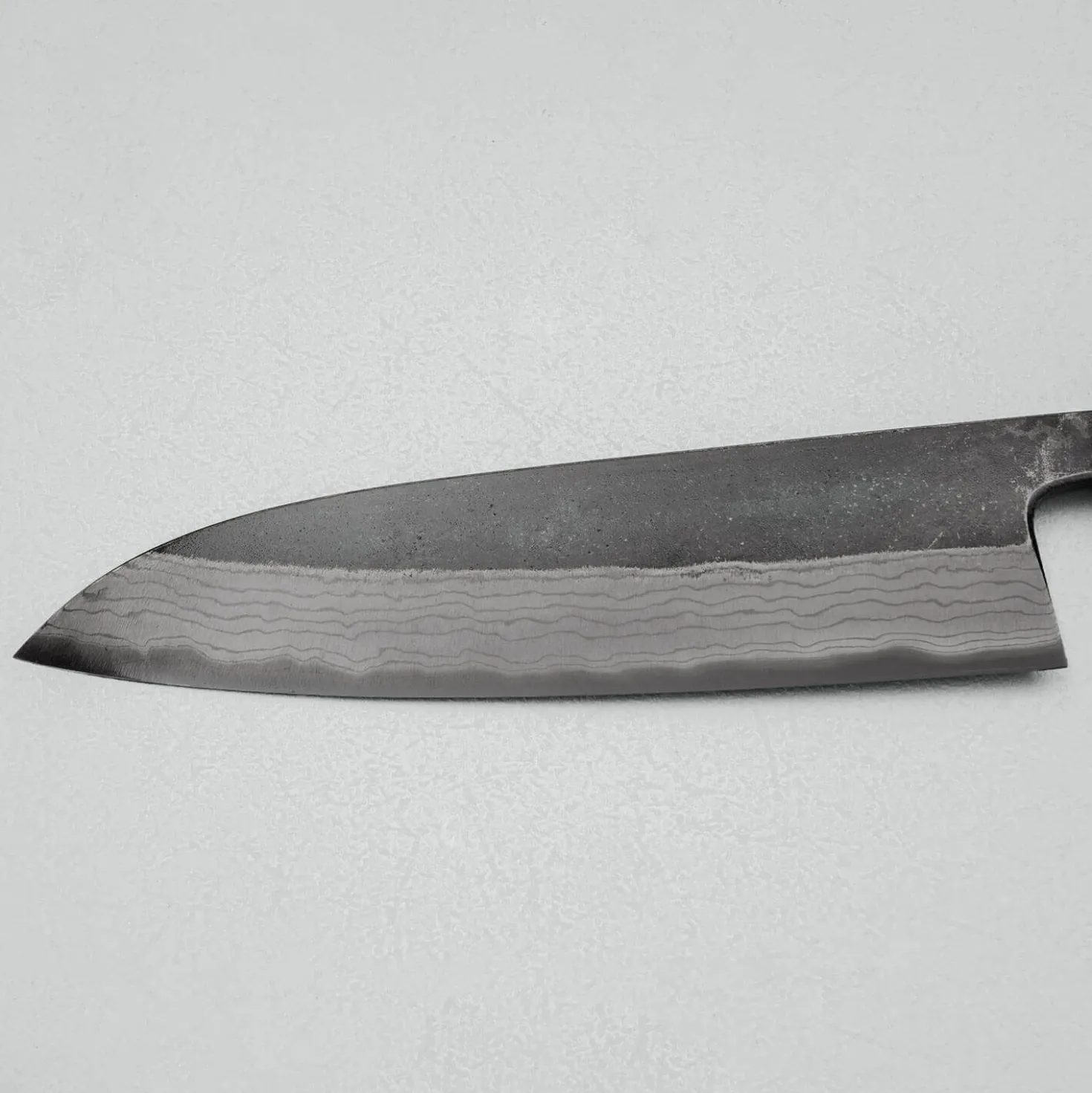 Hatsukokoro Kumokage Aogami #2 Damast Santoku 18 cm