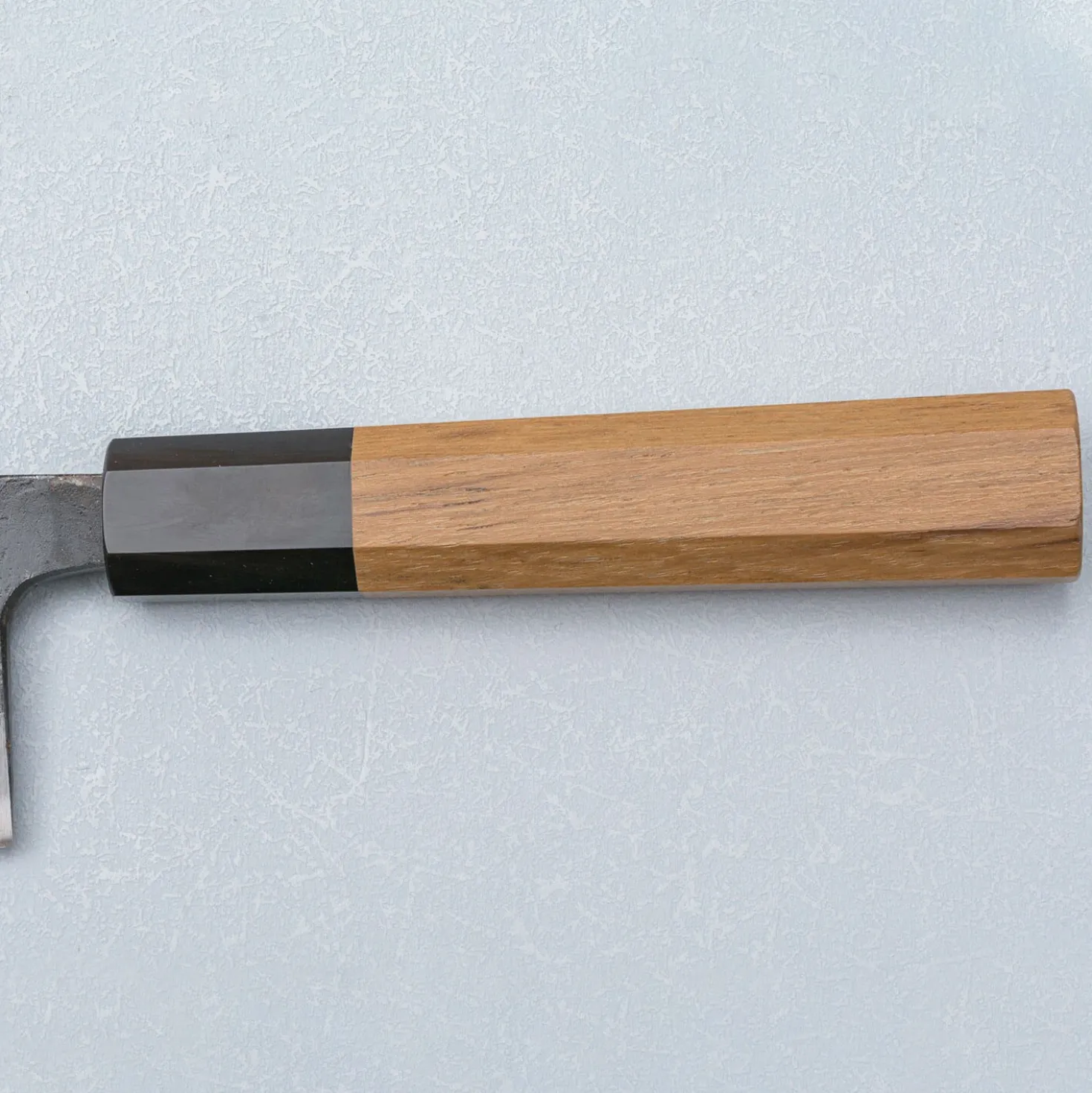 Hatsukokoro Kurokaze Aogami #2 Teak Double Bevel Deba 16.5 cm