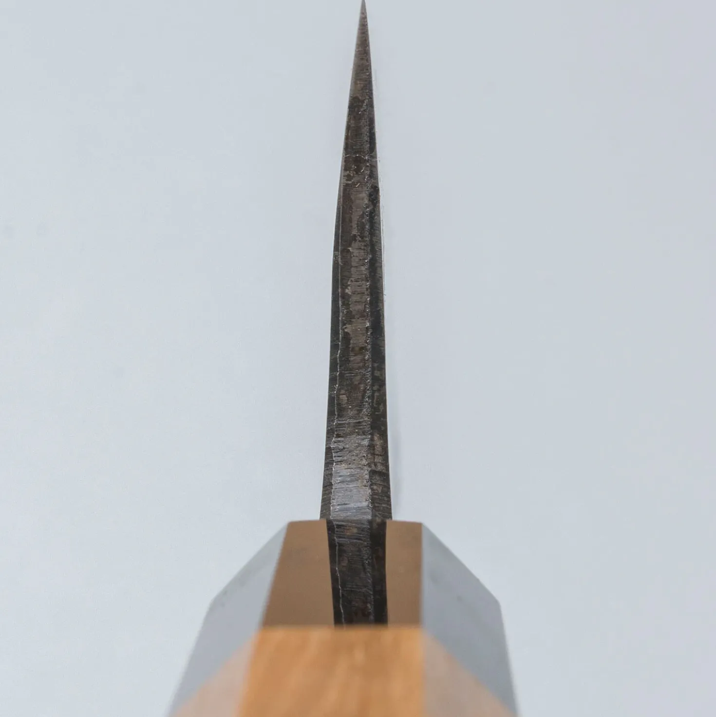 Hatsukokoro Kurokaze Aogami #2 Teak Double Bevel Deba 16.5 cm