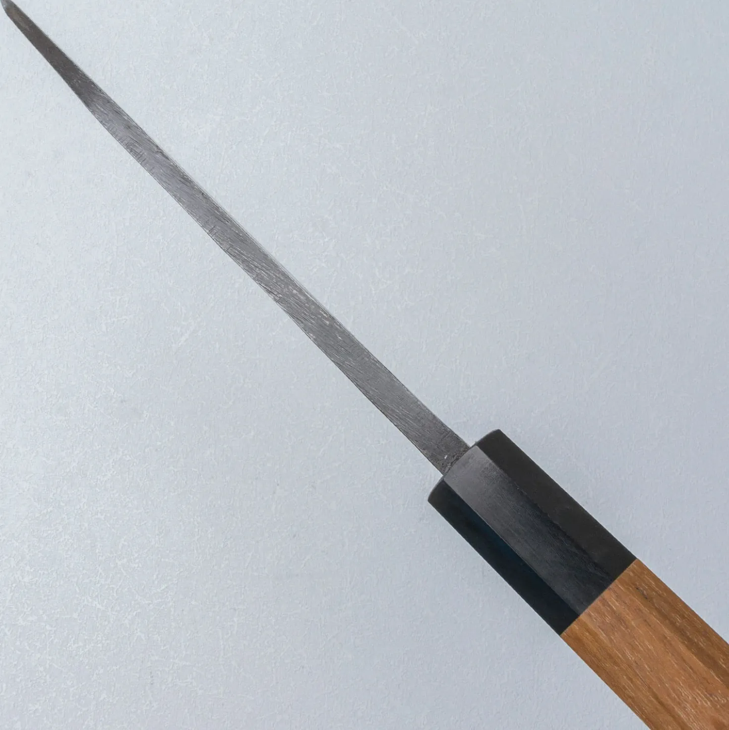 Hatsukokoro Kurokaze Aogami #2 Teak Double Bevel Deba 15 cm