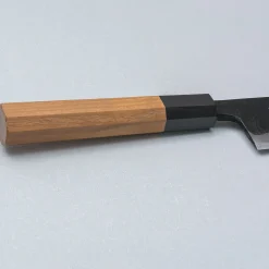 Hatsukokoro Kurokaze Aogami #2 Teak Double Bevel Deba 15 cm